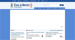 Desktop Screenshot of comune.bacoli.na.it